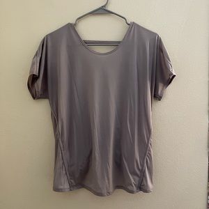 Grey Lululemon Top w/ Open Back